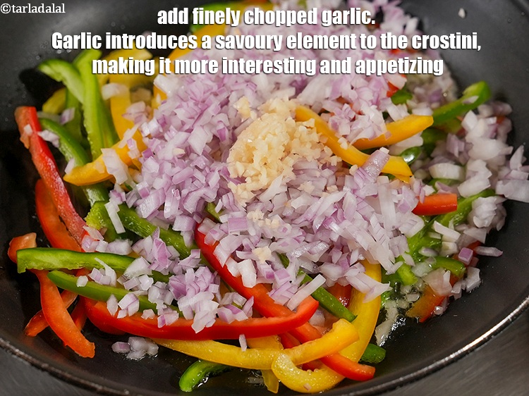 Step 9 – Add 1 tsp finely <a href="https://www.tarladalal.com/glossary-chopped-garlic-790i">chopped garlic (lehsun)</a>. Garlic introduces a savory element to the …