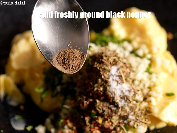 Step 9 – Add freshly ground black pepper to taste