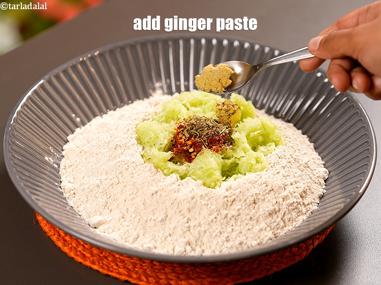 Step 9 – Add 1/2 tsp ginger (adrak) paste.