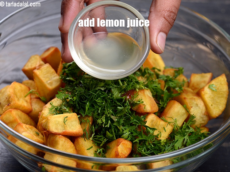 Step 9 – Add 1 tbsp lemon juice.