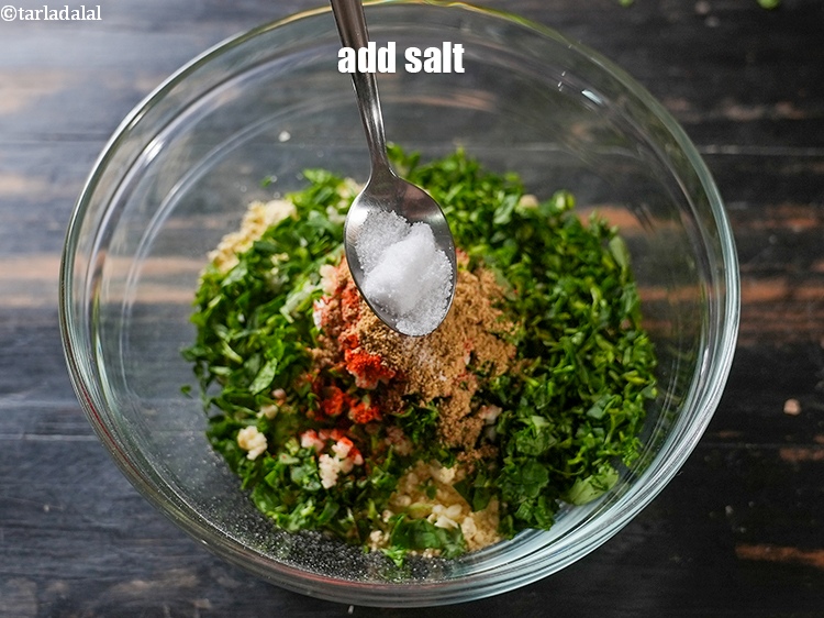 Step 9 – Add salt to taste.
