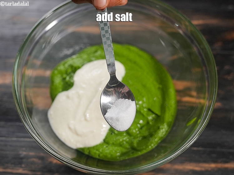 Step 9 – Add salt to taste.