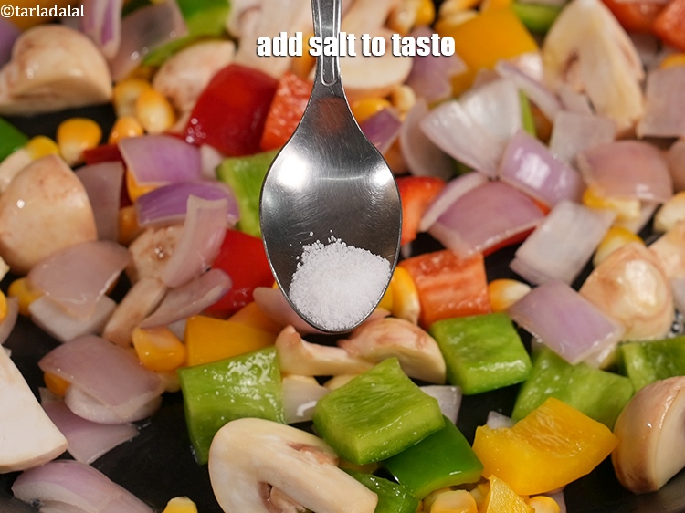 Step 9 – Add salt to taste.
