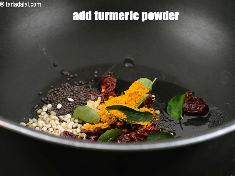 Step 28 – Add 1&nbsp;tsp&nbsp;<a href="https://www.tarladalal.com/glossary-turmeric-powder-haldi-645i">turmeric powder (haldi)</a>.