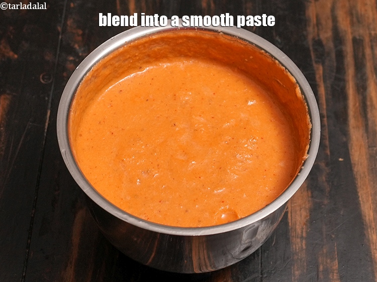 Step 9 – Blend into a smooth paste.