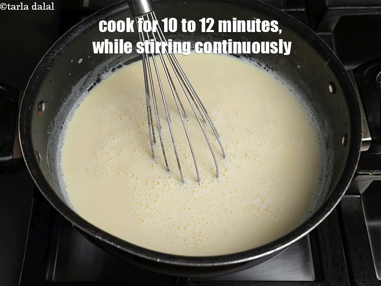 Step 9 – Mix well and cook on a medium flame for 10 to 12 minutes, while stirring …