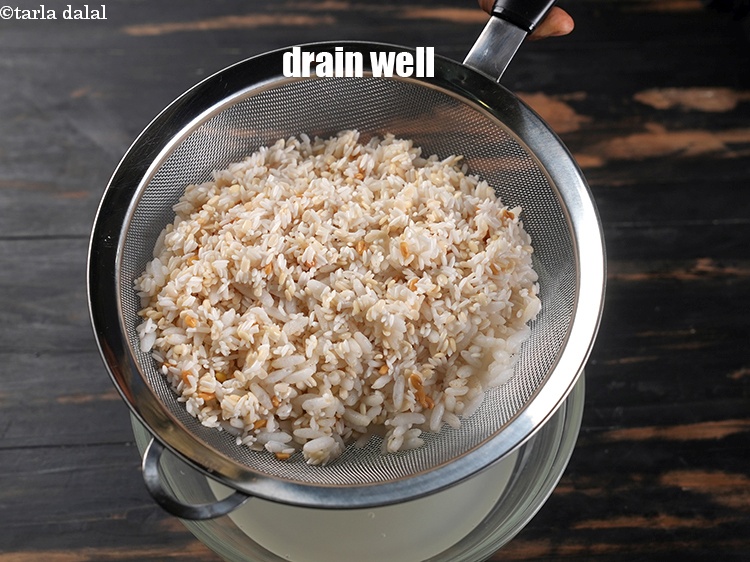 Step 9 – Drain well.