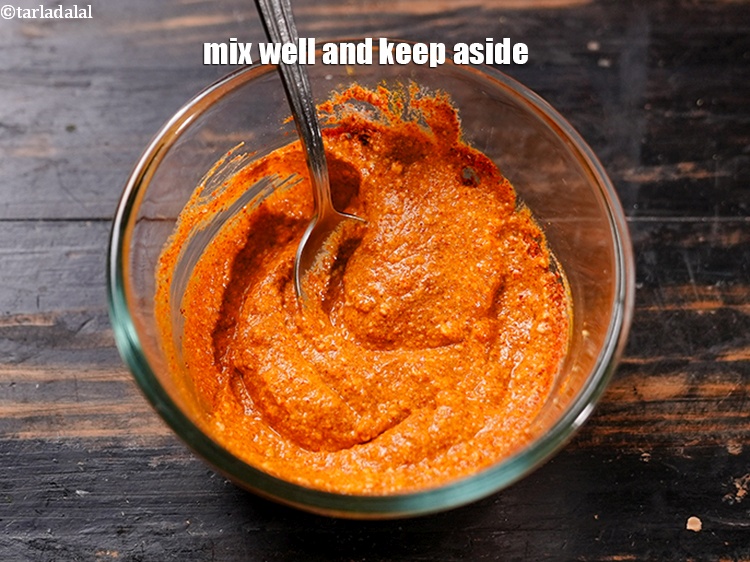 Step 9 – Mix well and keep aside.