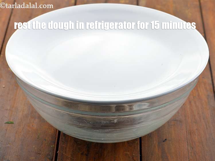Step 9 – Allow the dough to rest in the refrigerator for 15 minutes.&nbsp;