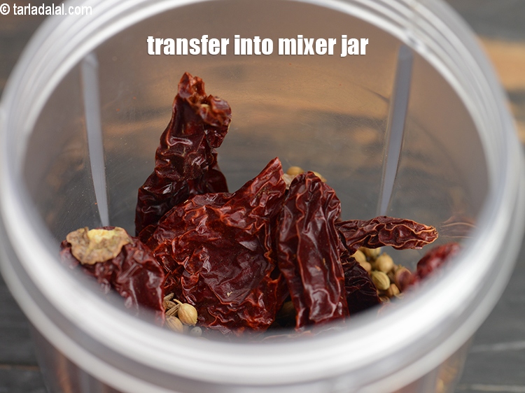 Step 11 – Transfer it into a mixer jar.