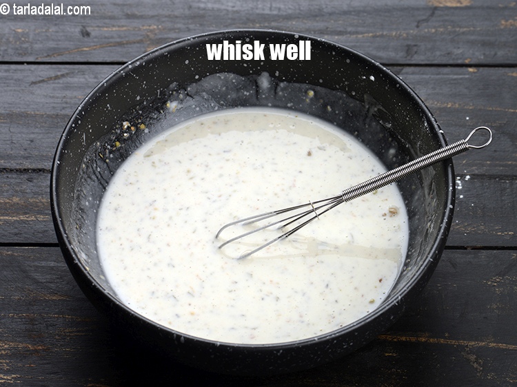 Step 10 – Whisk well and keep aside.