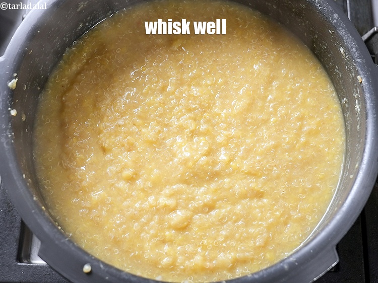 Step 9 – Whisk well and keep aside.