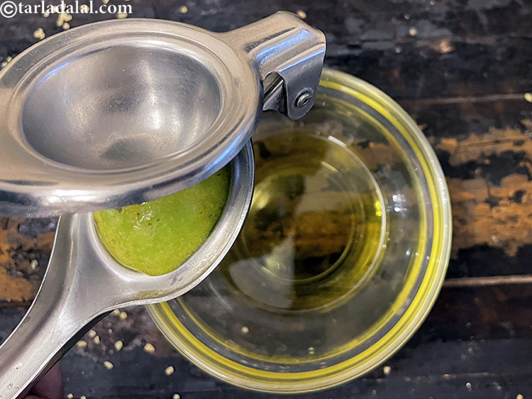 Step 21 – Add 3 tbls lemon juice. You can adjust this amount using your own preference.