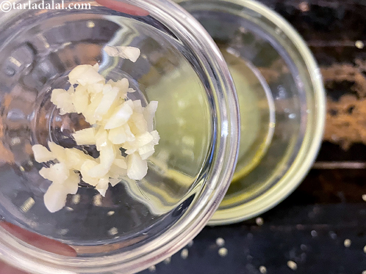 Step 22 – Add 1/2 tsp crushed garlic.