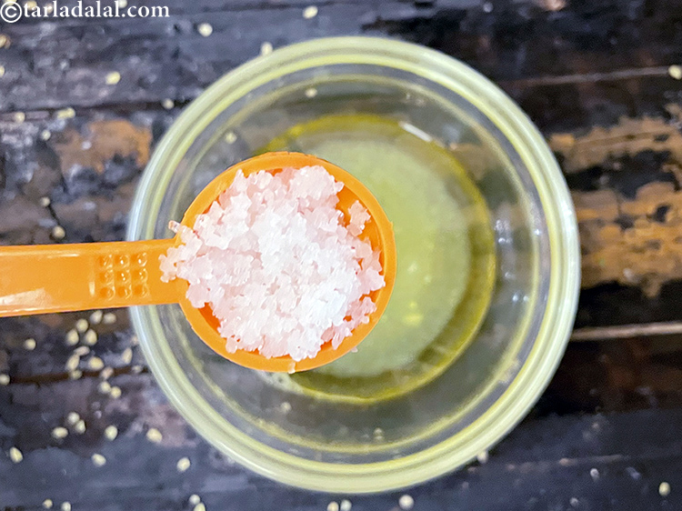 Step 23 – Add 1 tsp sea salt.