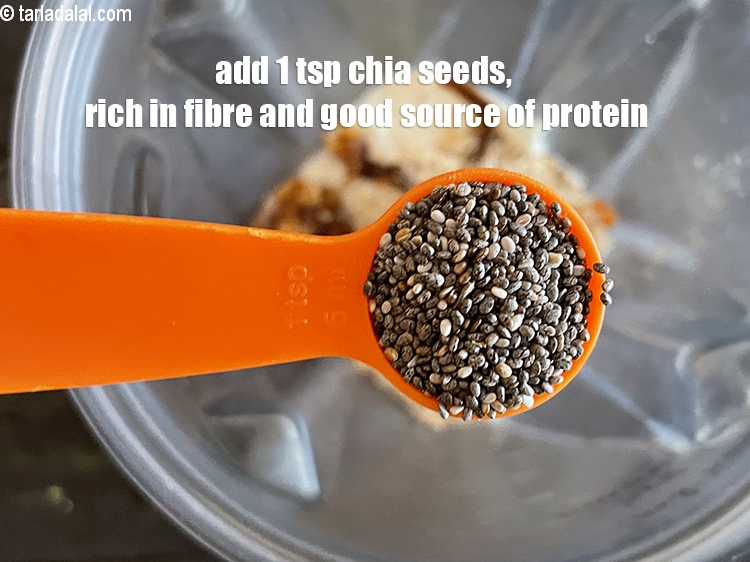 Step 9 – <meta charset="UTF-8" /> Add 1 tsp&nbsp;<a href="glossary-chia-seeds-chia-ke-beej-2487i">chia seeds</a>.&nbsp;One tablespoon of chia seeds is approx. 12 …