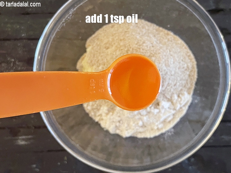 Step 9 – Add 1 tsp oil.