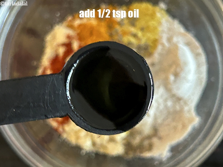 Step 9 – Add&nbsp;<meta charset="UTF-8" />1/2 tsp&nbsp;<a href="glossary-oil-671i">oil</a>.