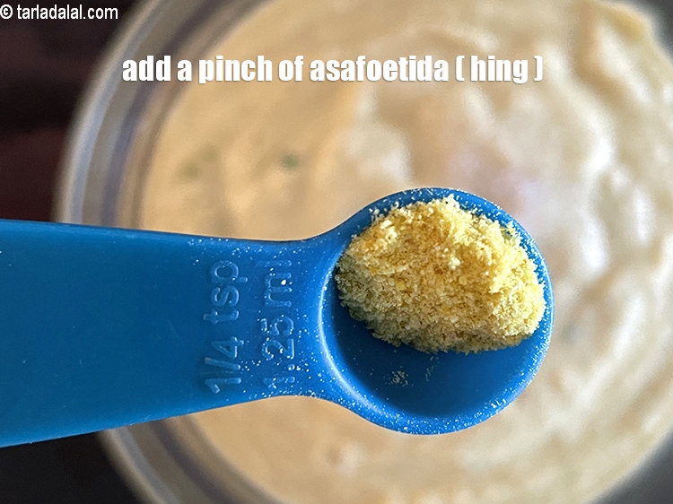 Step 16 – Add&nbsp;<meta charset="UTF-8" />a pinch&nbsp;<a href="glossary-asafoetida-hing-113i">asafoetida (hing)</a>.