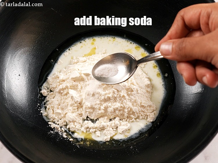 Step 9 – Add a pinch of baking soda.