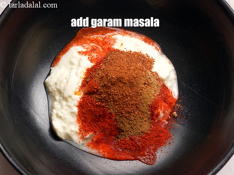 Step 9 – Add 1 tsp <a href="https://www.tarladalal.com/glossary-garam-masala-296i">garam masala</a>.
