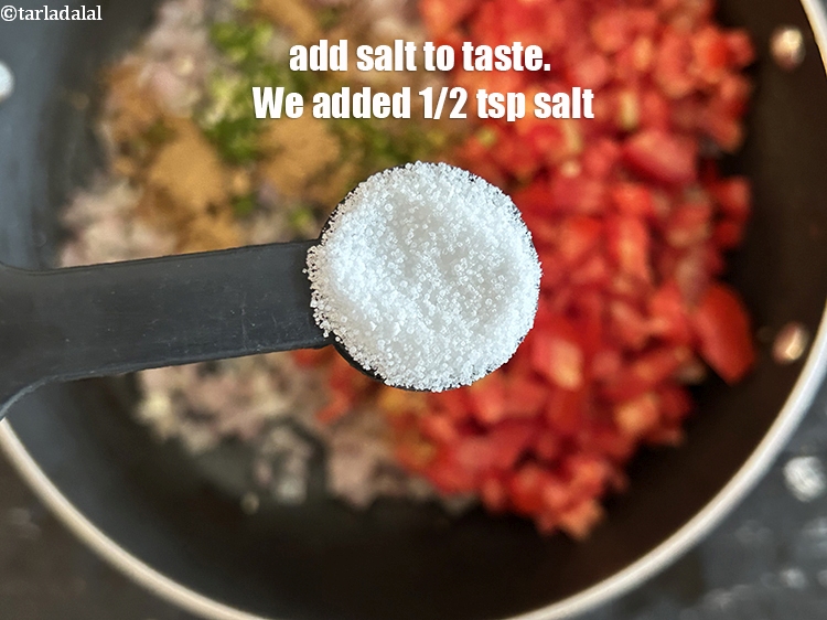 Step 17 – Add salt to taste. We added 1/2&nbsp;tsp salt.