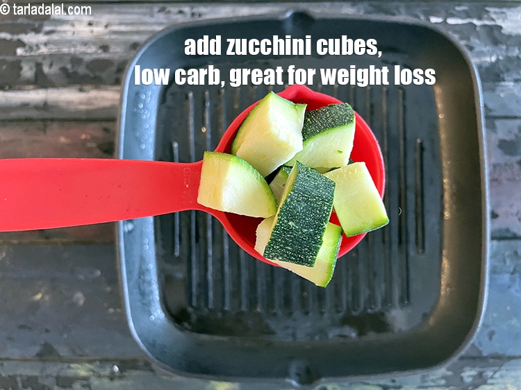 Step 10 – Add&nbsp;<meta charset="UTF-8" />1/4 cup&nbsp;<a href="glossary-zucchini-cubes-740i">zucchini cubes</a>.&nbsp;Zucchini, as a matter of fact, is a water-filled low …
