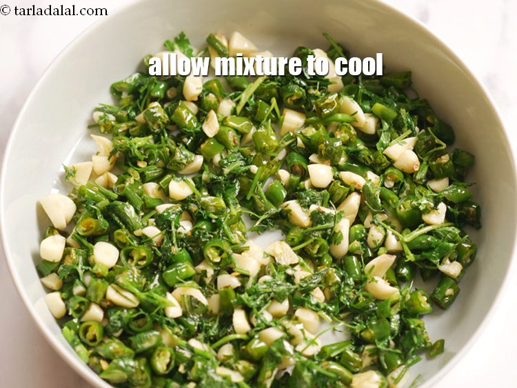 Step 9 – Allow the mixture to cool completely.