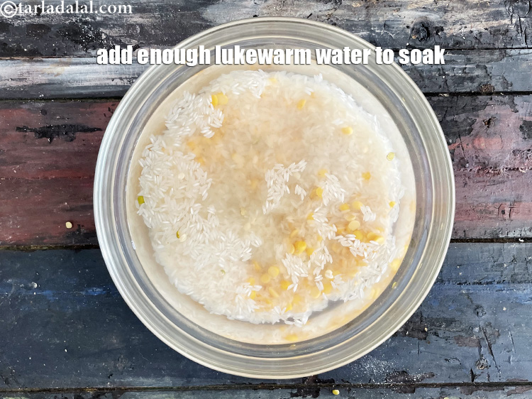 Step 9 – Add&nbsp;enough lukewarm water.
