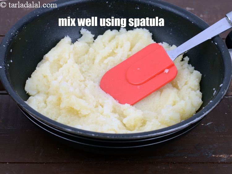 Step 10 – Mix well using a spatula.