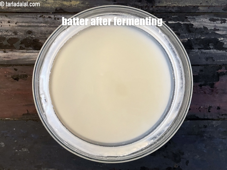 Step 12 – Batter after fermenting.