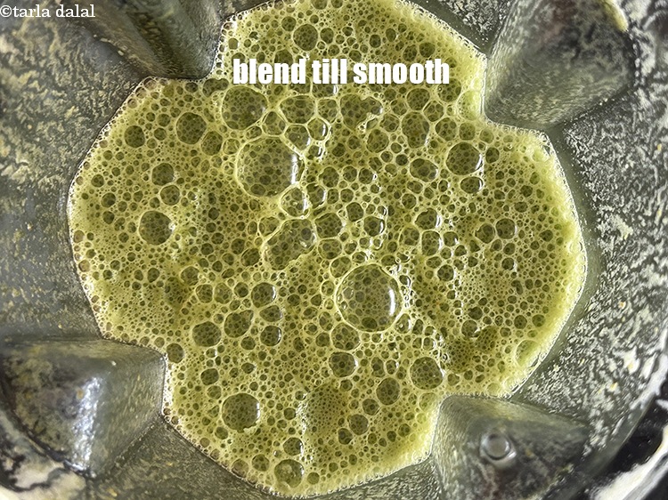 Step 11 – <strong>Blend till smooth. </strong>We used a good mixer ( Vitamix) and this took 45 seconds. …