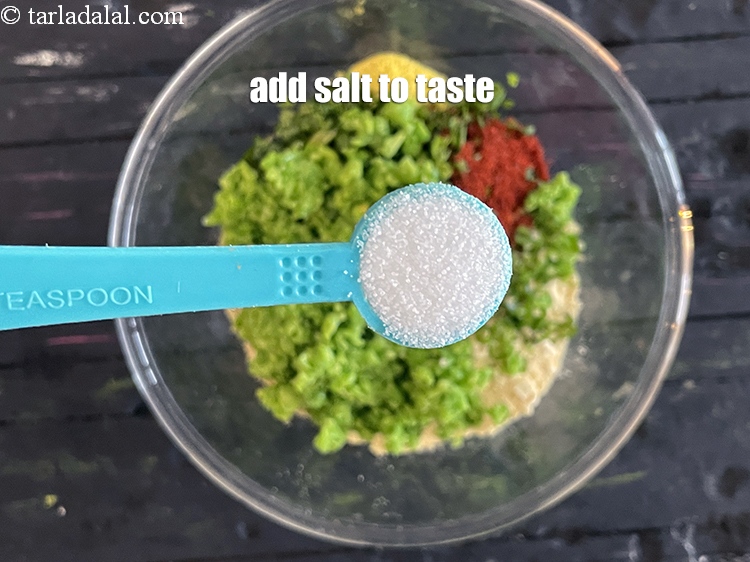 Step 9 – Add salt to taste. We added 1/2&nbsp;tsp salt.