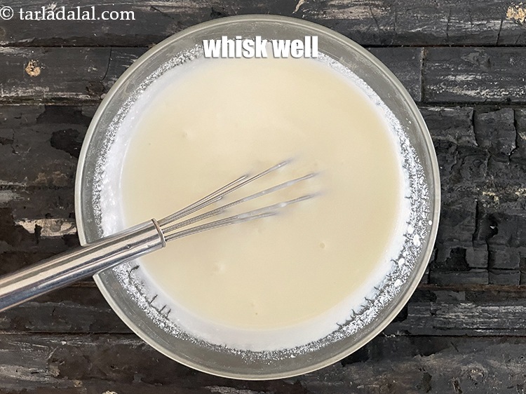 Step 9 – Whisk well.