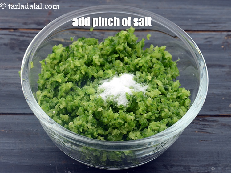 Step 9 – Add a pinch of salt.