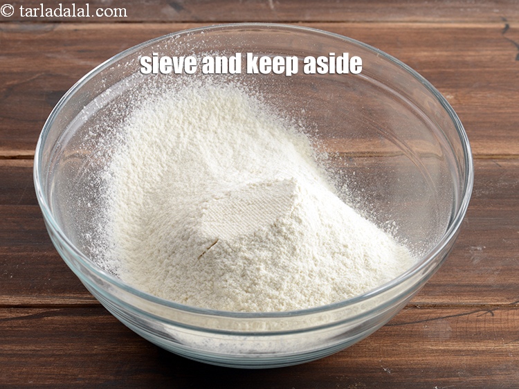 Step 11 – Sieve and keep aside.