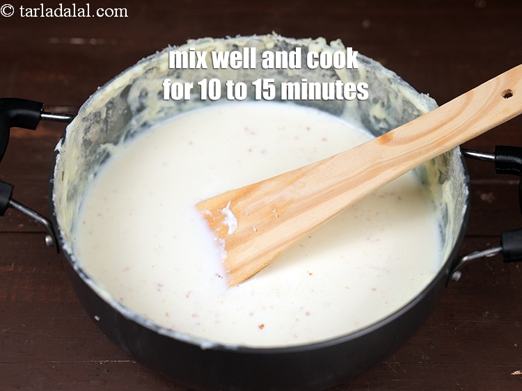 Step 10 – Mix well and cook on a medium flame for approx. 10 to 15 minutes, while …