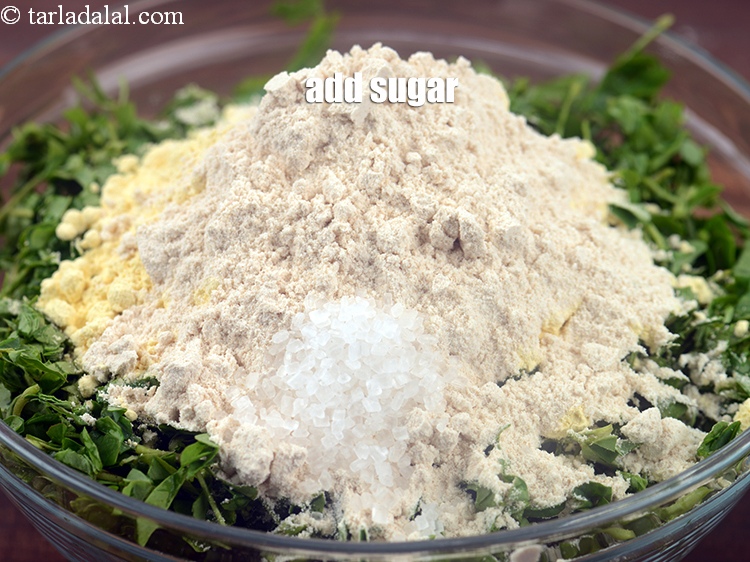 Step 9 – Add 2&nbsp;tsp <a href="https://www.tarladalal.com/glossary-sugar-chini-shakkar-278i">sugar</a>.
