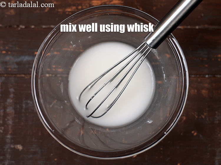 Step 10 – Mix well using a whisk. Keep aside.