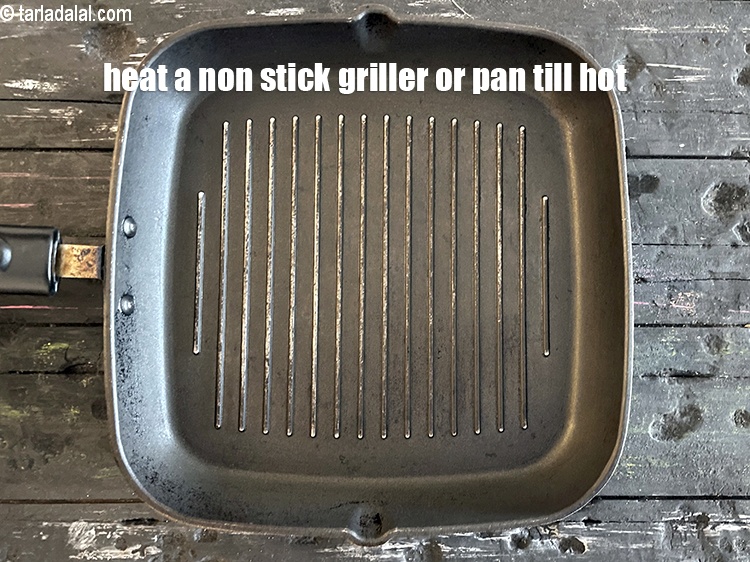 Step 10 – To make <strong>roasted bell peppers recipe | roasted Indian coloured capsicum | grilled coloured capsicum …