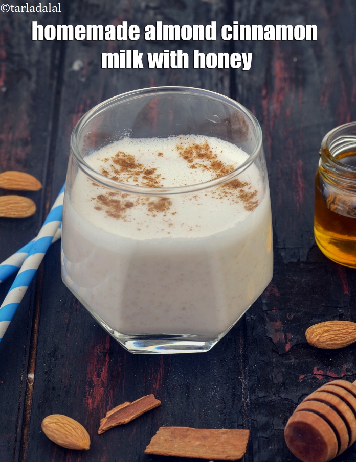 Step 10 – <p>Refrigerate till use and serve <strong>almond cinnamon milk | homemade&nbsp;almond cinnamon milk with honey | …