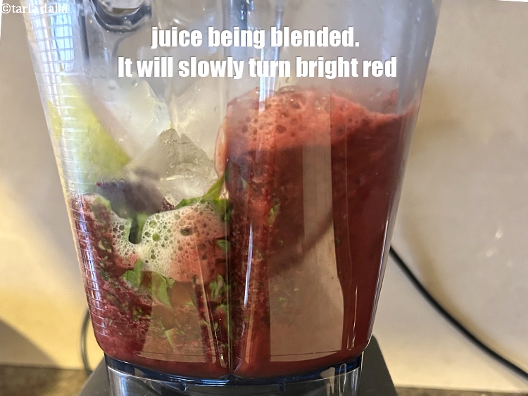 स्टेप 12 – कैंसर&nbsp;&nbsp;<strong>रोधी सूजनरोधी पालक चुकंदर और नाशपाती का जूस |&nbsp;डिटॉक्स पालक …