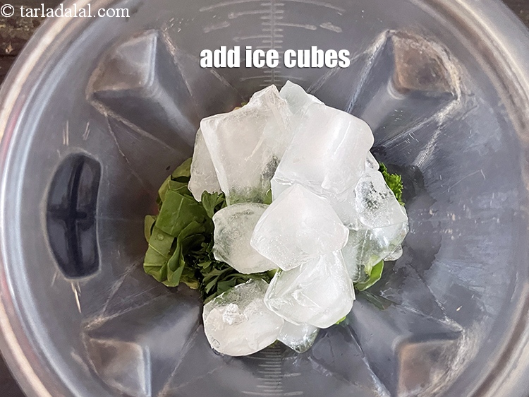 Step 12 – Add 12 ice cubes.