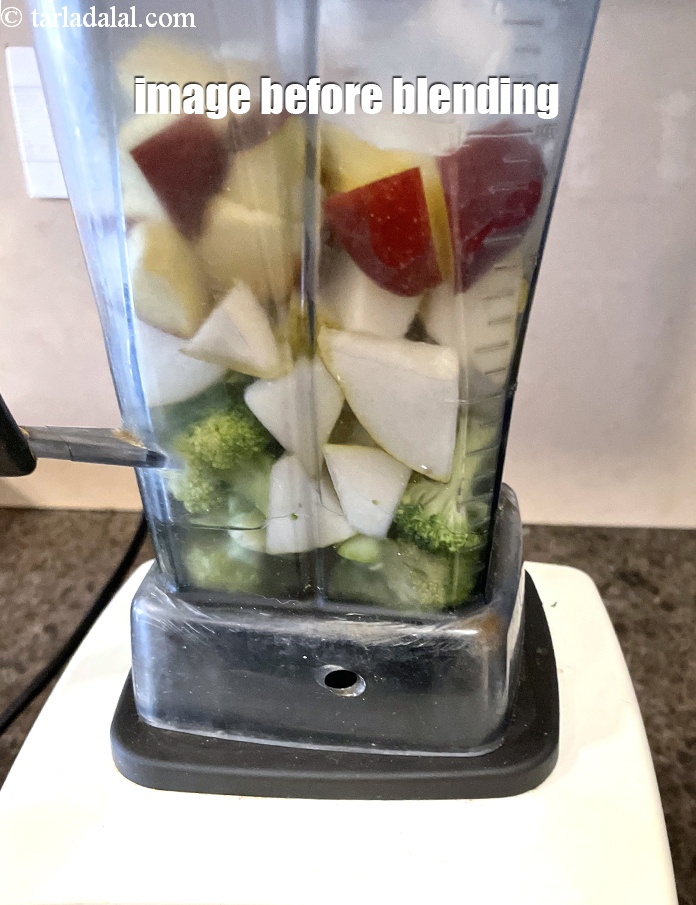 Step 11 – Our mixer before we blend.