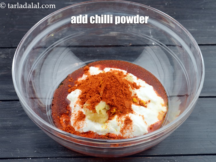 Step 11 – Add 1 1/2 tsp&nbsp;<a href="https://www.tarladalal.com/glossary-chilli-powder-red-chilli-powder-339i">chilli powder</a>.&nbsp;