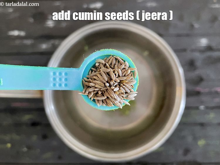 Step 16 – Add&nbsp;<meta charset="UTF-8" />1/2 tsp&nbsp;<a href="glossary-cumin-seeds-jeera-zeera-381i">cumin seeds (jeera)</a>.