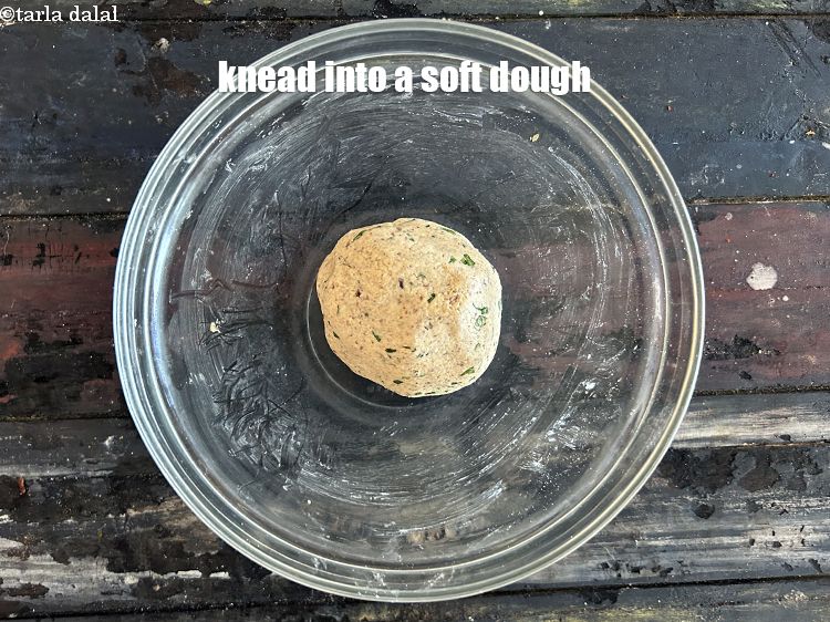 Step 10 – Knead into a soft dough.&nbsp;