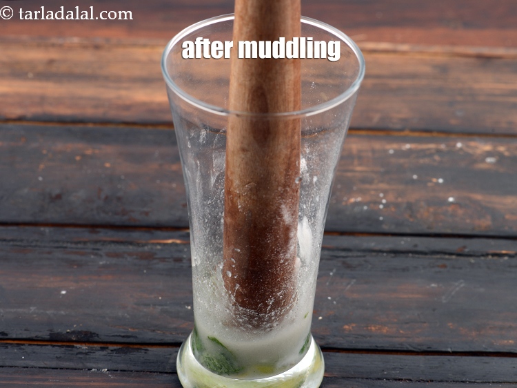 Step 9 – This is how it looks after muddling.