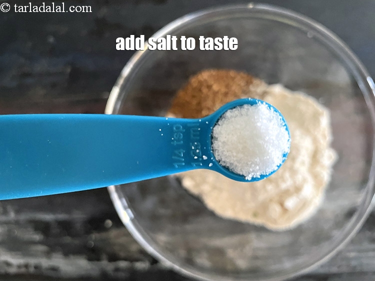 Step 10 – Add 1/3rd&nbsp;tsp salt.