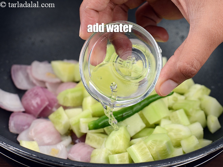 Step 9 – Add 1 tbsp of water.